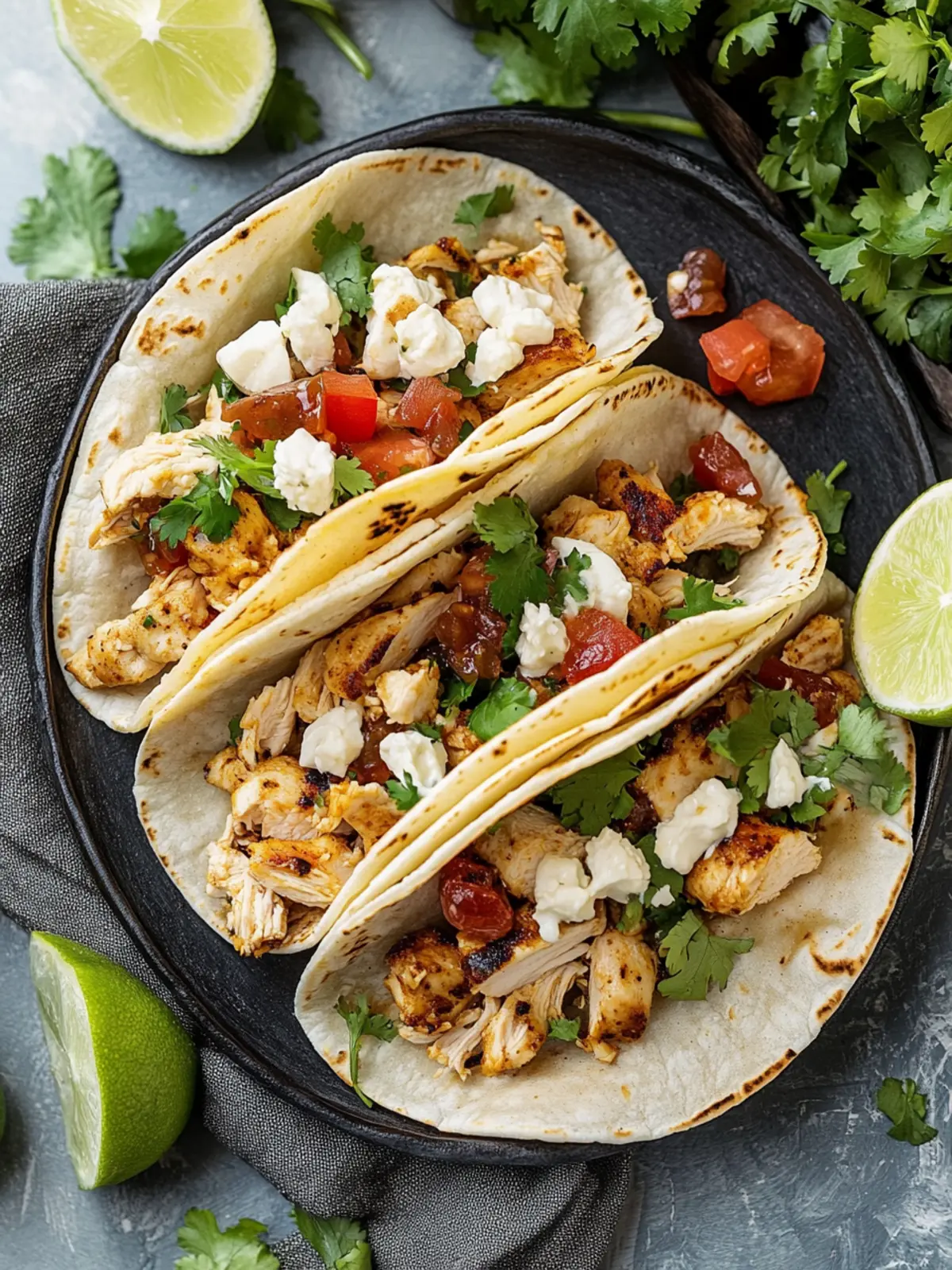 Delicious Chicken Street Tacos Ready in 30 Minutes 2 Chicken Street Tacos