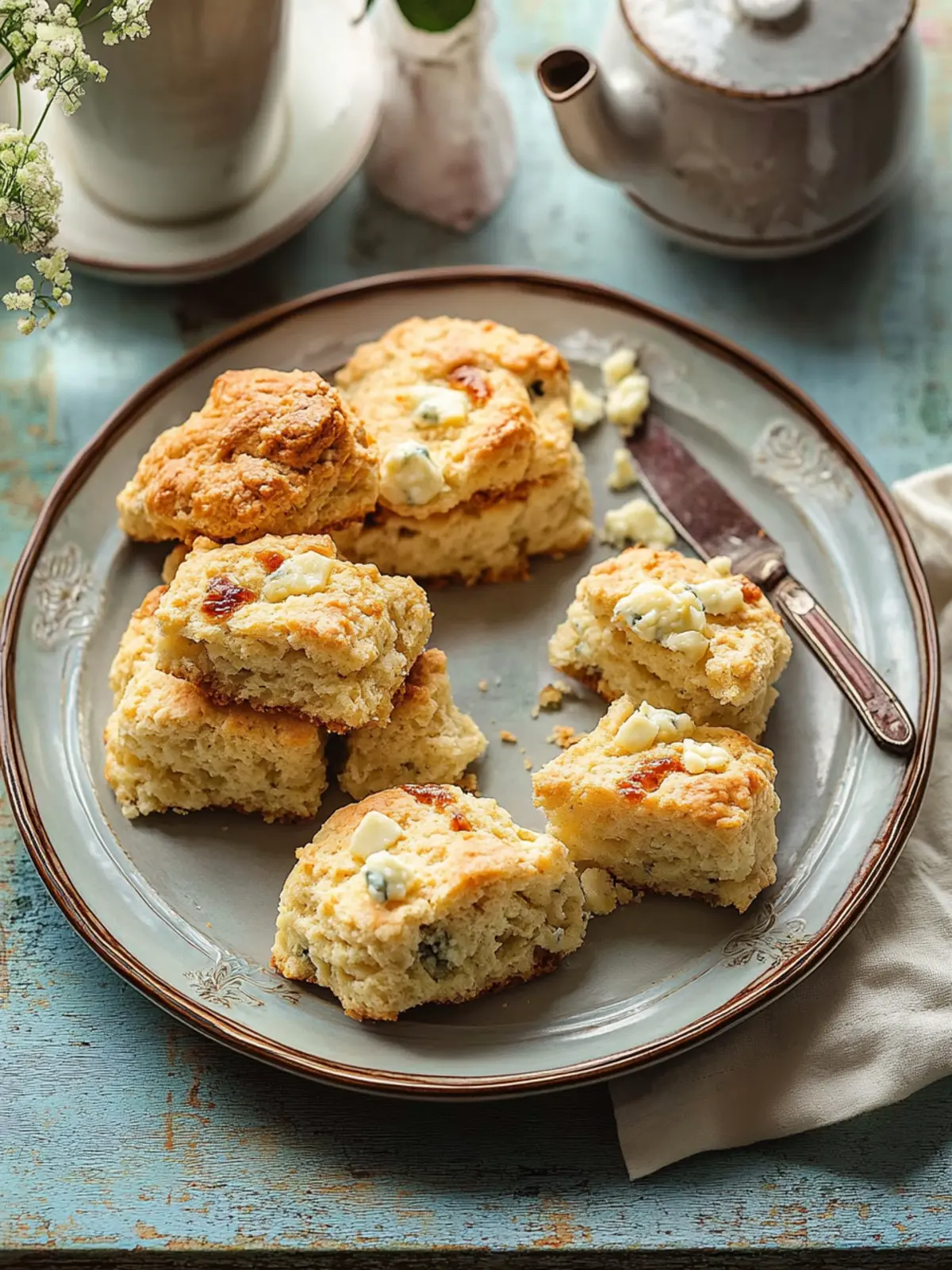 Blue Cheese Scones: Savory Delights for Gourmet Breakfast Lovers 4 Blue Cheese Scones