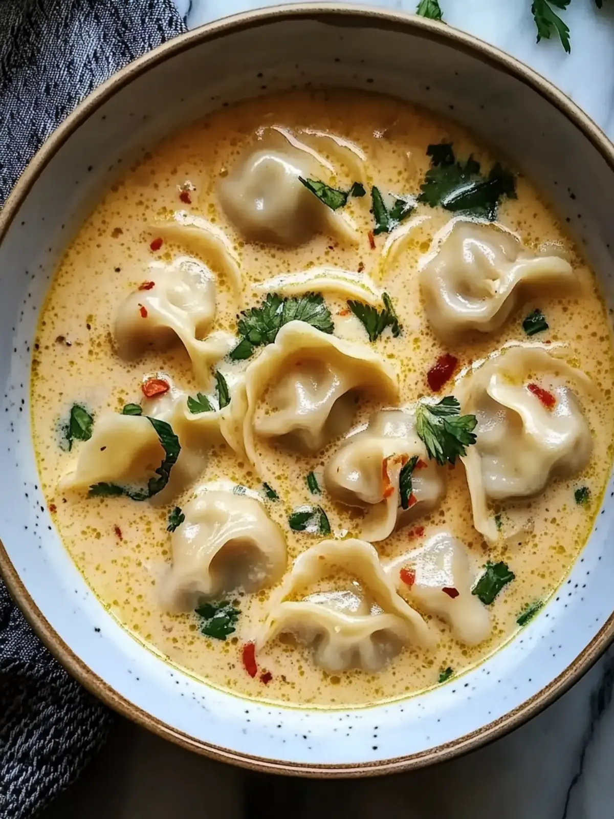Creamy Thai Dumpling Soup: A Cozy Bowl of Comfort and Flavor 5 Creamy Thai Dumpling Soup