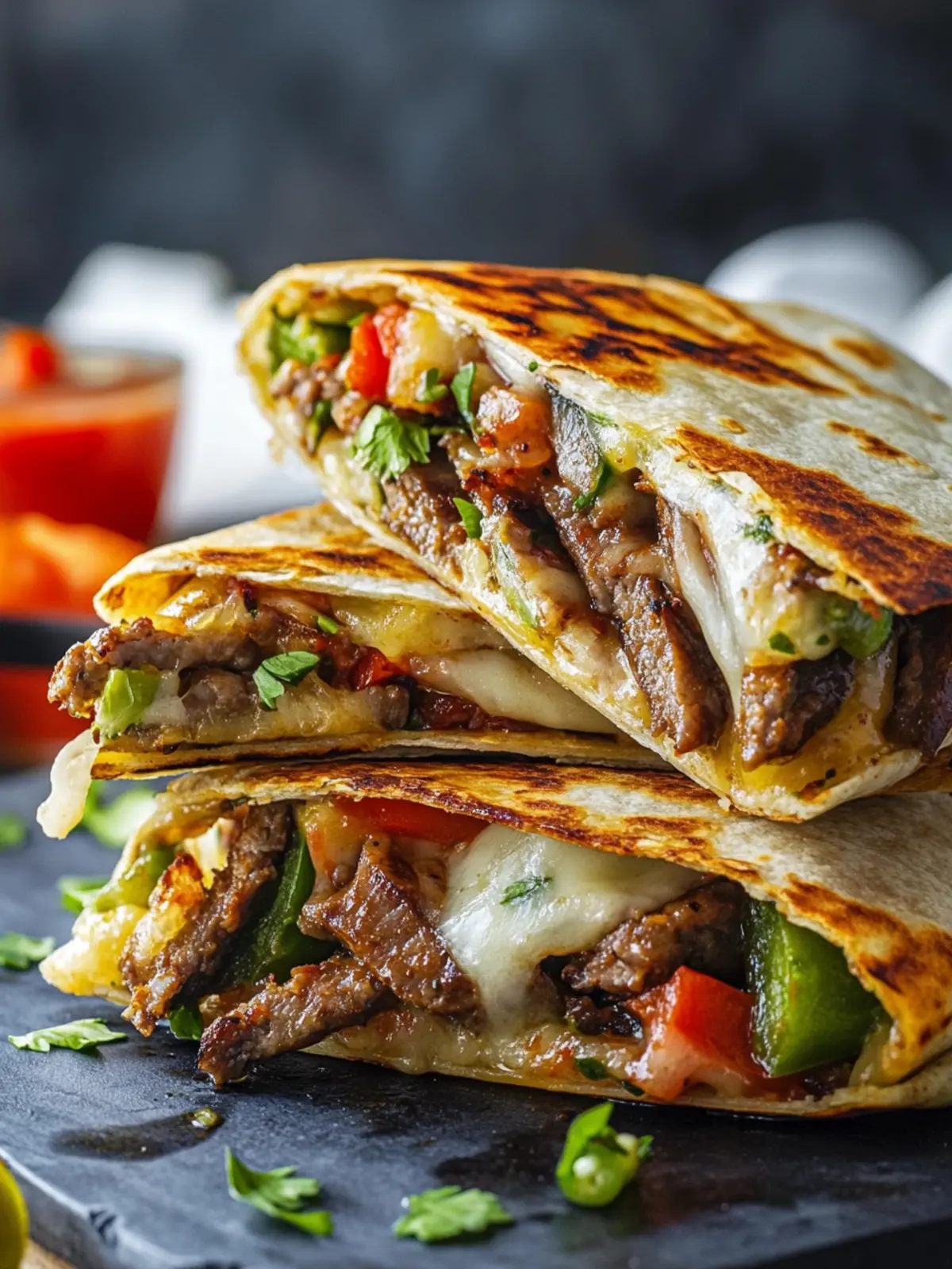 Savory Philly Cheesesteak Quesadilla in Just 30 Minutes 2 Philly Cheesesteak Quesadilla