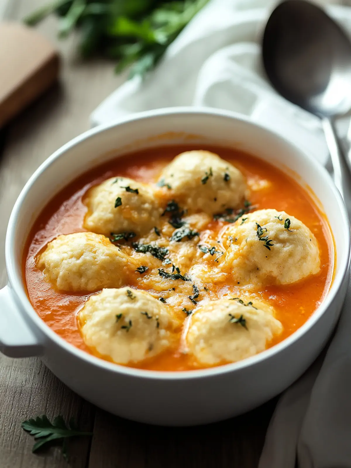 Irresistible Tomato Soup with Cheddar Bay Dumplings Delight 5 Tomato Soup with Cheddar Bay Dumplings