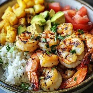 Savor the Flavor: Easy Grilled Shrimp Bowl Recipe 10 Grilled Shrimp Bowl