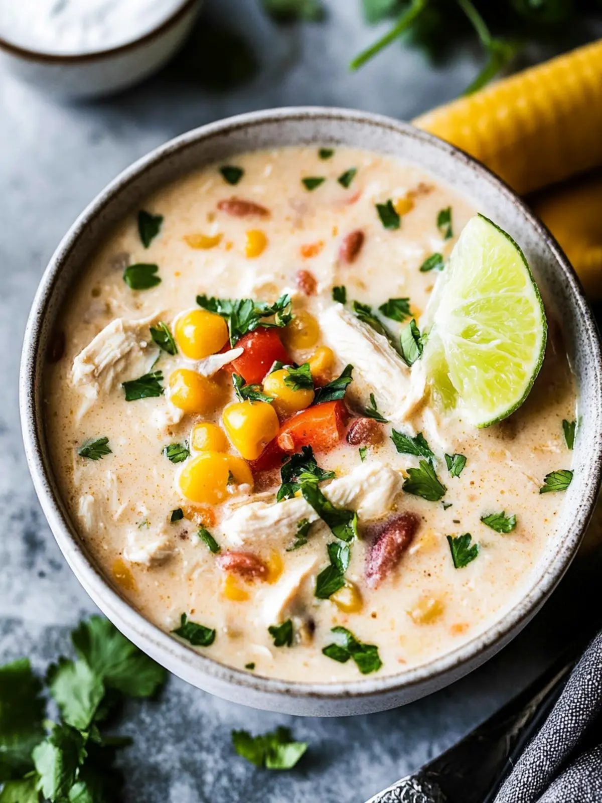 Creamy White Chicken Chili That's Perfect for Cozy Nights 2 Creamy White Chicken Chili