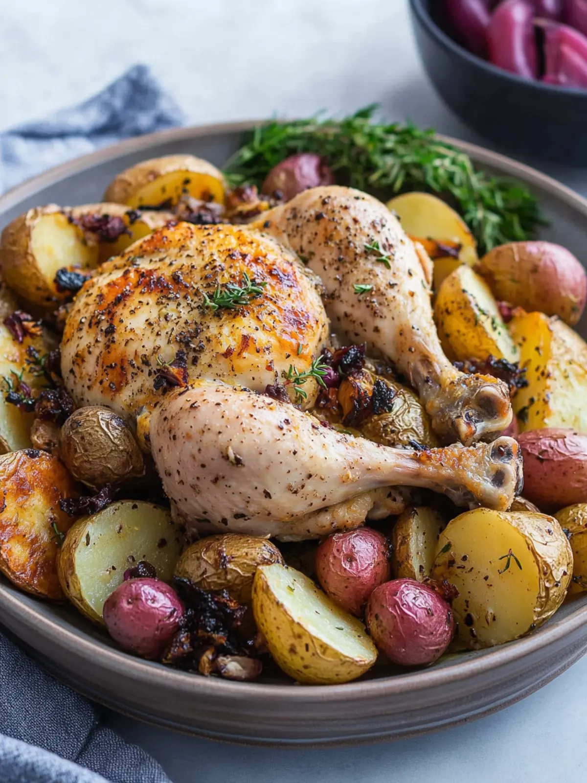 Savory Greek Chicken and Roasted Potatoes for Family Feasts 2 Greek Chicken and Roasted Potatoes