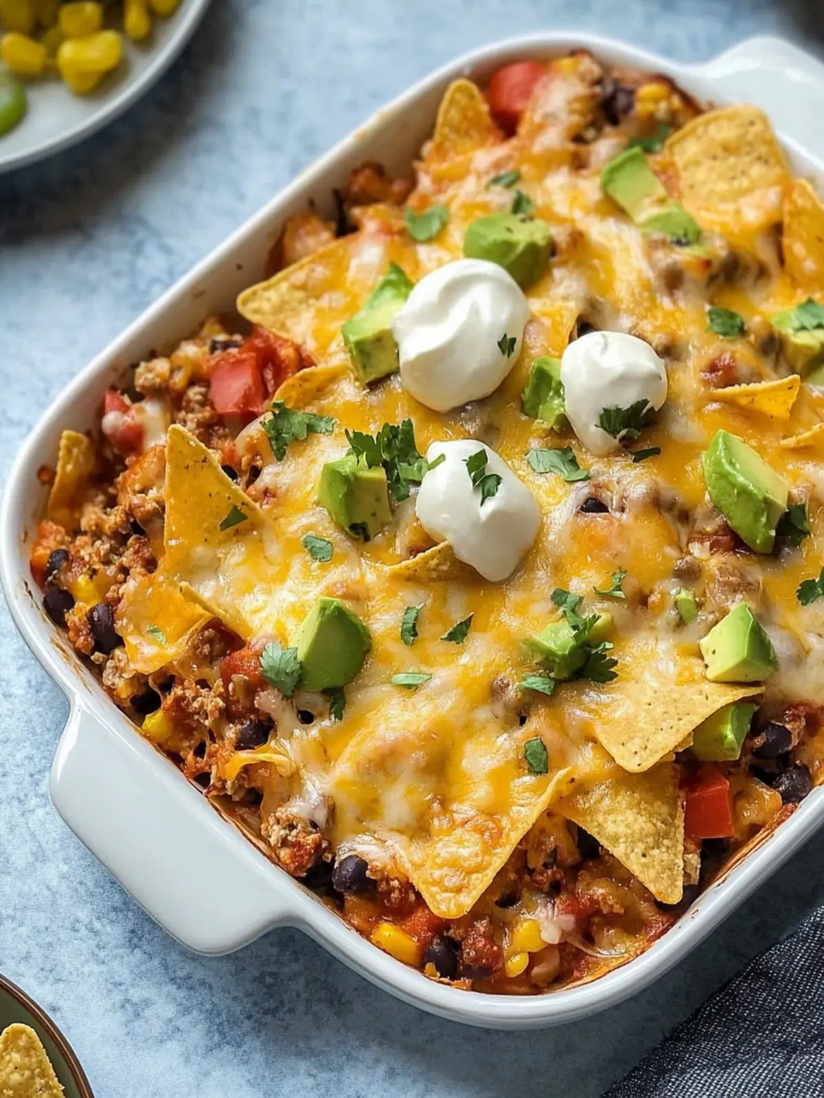 Satisfy Your Cravings with Easy Nacho Casserole Delight 5 Nacho Casserole