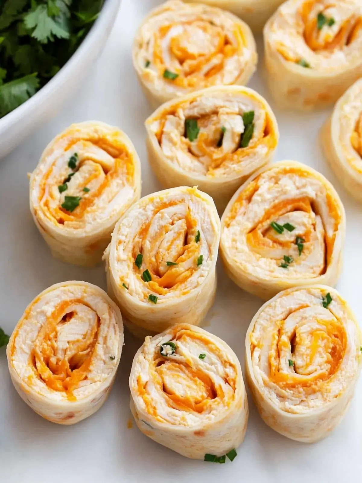 Buffalo Chicken Pinwheels That'll Spice Up Your Party! 4 Buffalo Chicken Pinwheels
