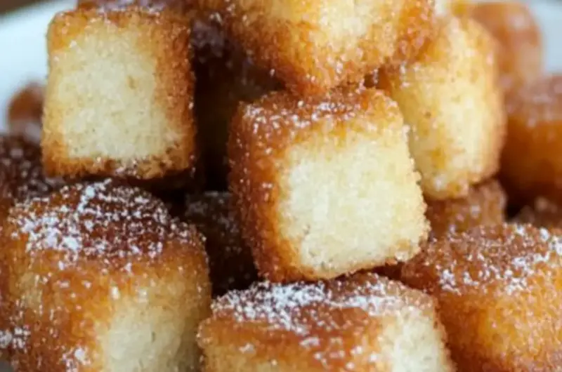 Angel Food Cake Churro Bites