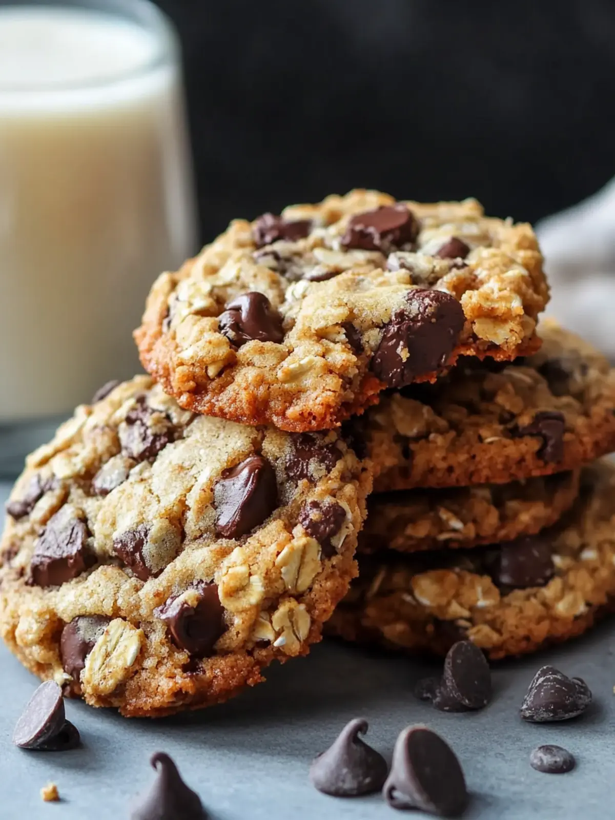Thick & Chewy Oatmeal Chocolate Chip Cookies You’ll Love 3 Oatmeal Chocolate Chip Cookies