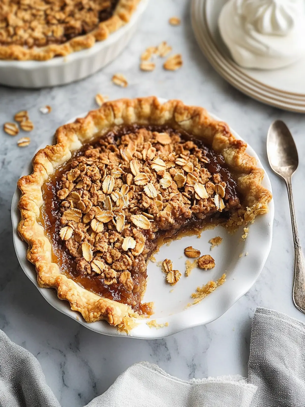 Decadent Black Bottom Oatmeal Pie You’ll Crave Every Bite 4 Black Bottom Oatmeal Pie