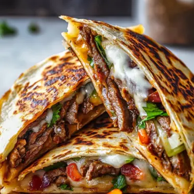 Savory Philly Cheesesteak Quesadilla in Just 30 Minutes 9 Philly Cheesesteak Quesadilla
