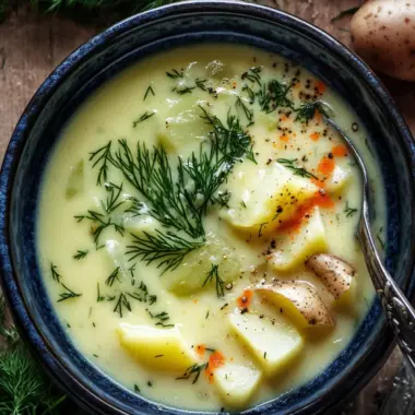 Deliciously Creamy Potato & Dill Soup for Cozy Nights 9 Creamy Potato & Dill Soup