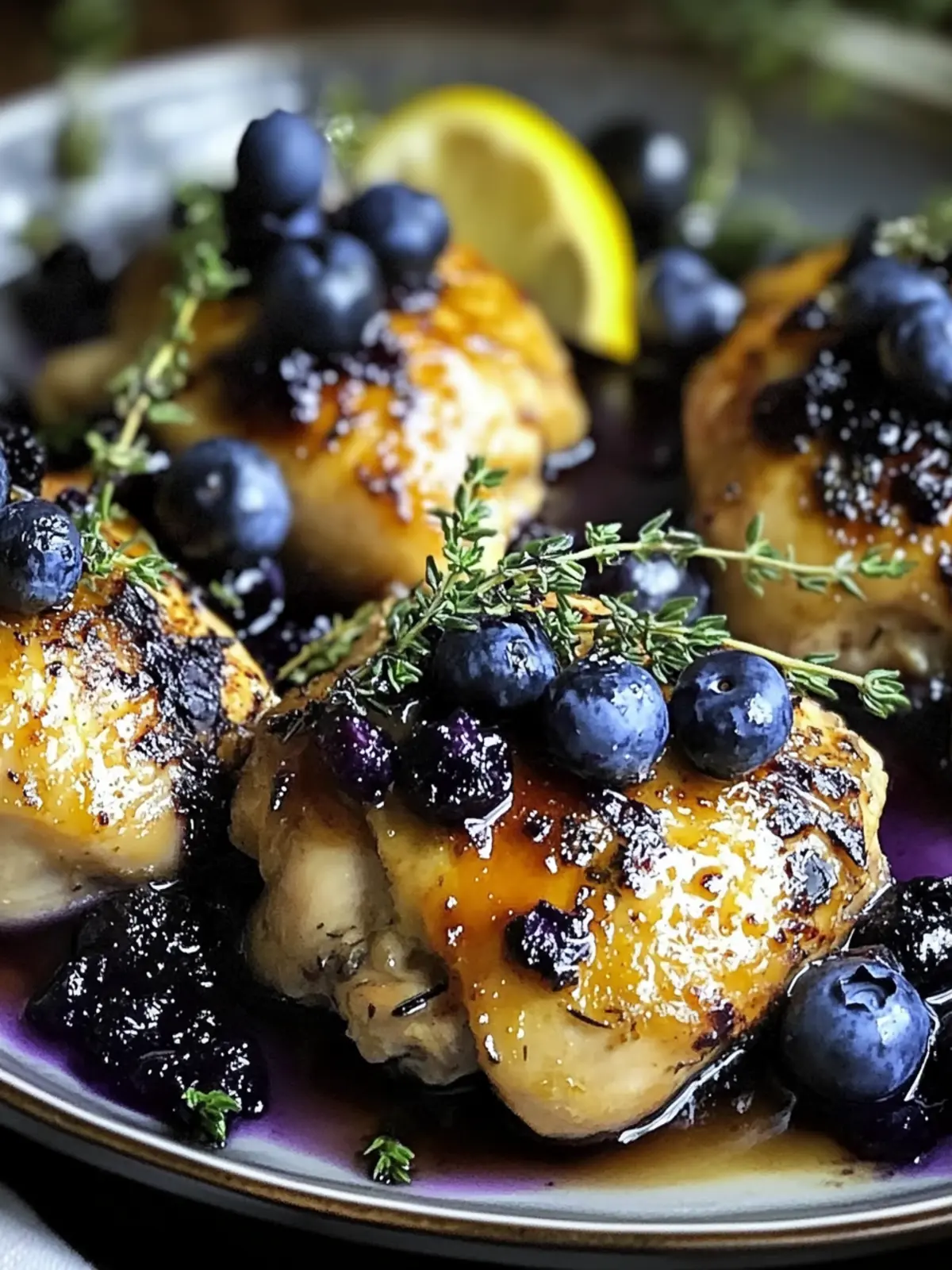 Blueberry Thyme Chicken: A Flavor-Packed Dinner Delight 2 Blueberry Thyme Chicken