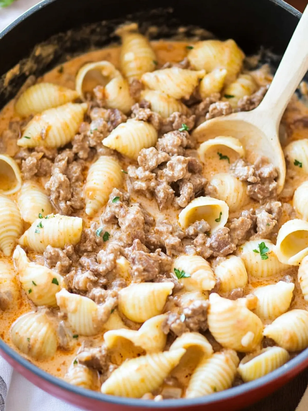 Creamy Beef and Shells That Will Wow Your Taste Buds 4 Creamy Beef and Shells