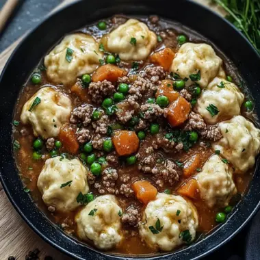 Hearty Ground Beef and Dumplings for Cozy Family Nights 9 Ground Beef and Dumplings