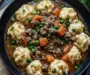 Hearty Ground Beef and Dumplings for Cozy Family Nights