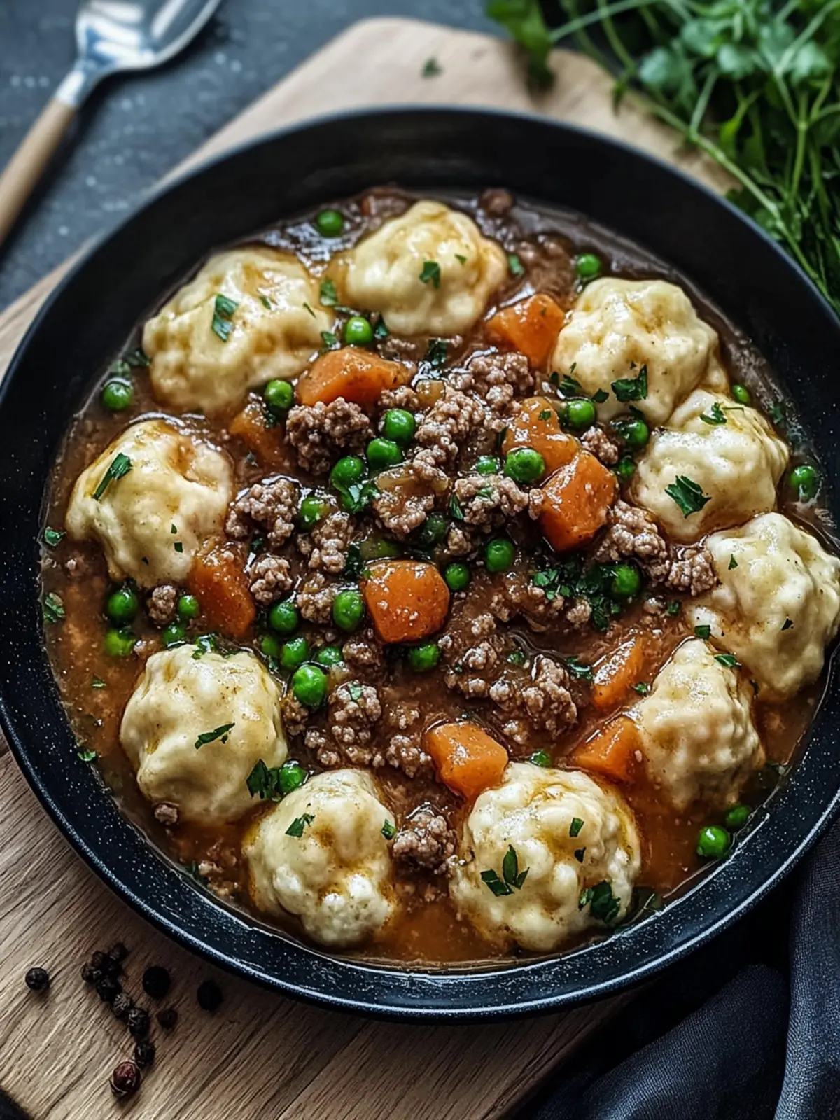 Hearty Ground Beef and Dumplings for Cozy Family Nights 5 Ground Beef and Dumplings
