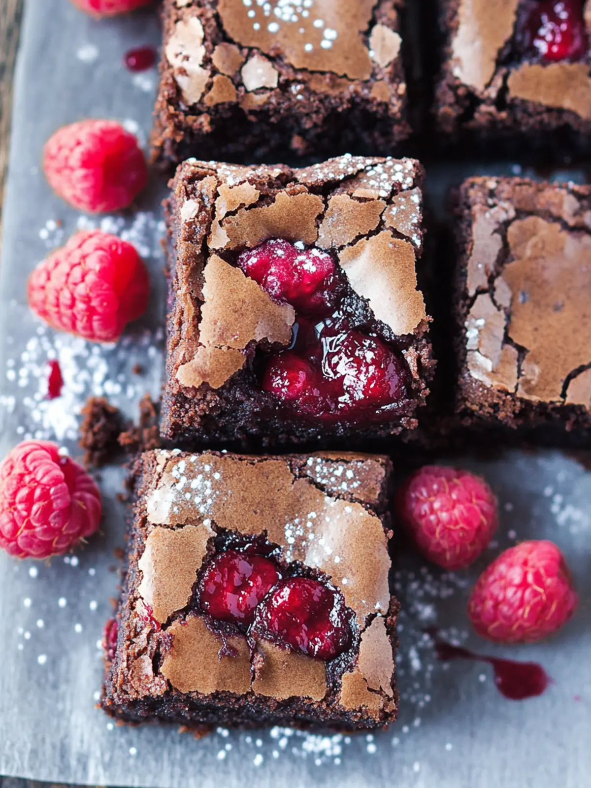 Decadent Raspberry Brownies: Quick, Fudgy Bliss at Home 4 Raspberry Brownies
