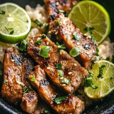 Zesty Ginger Lime Pork with Creamy Coconut Rice Delight 9 Zesty Ginger Lime Pork