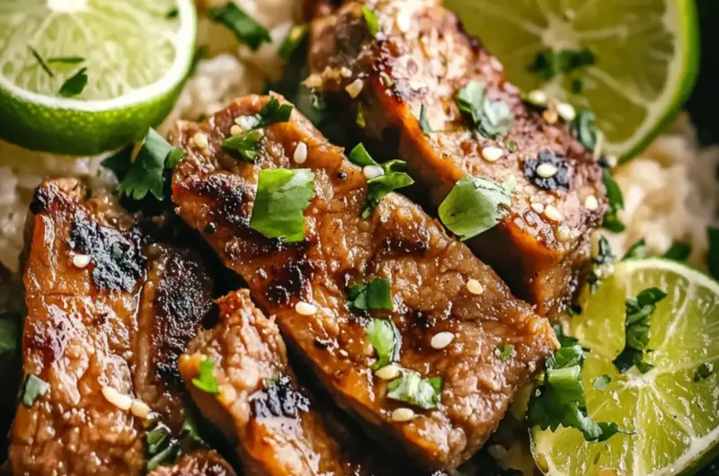 Zesty Ginger Lime Pork