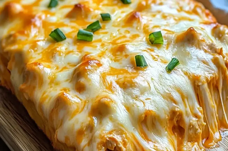 Buffalo Chicken Cheese Bake