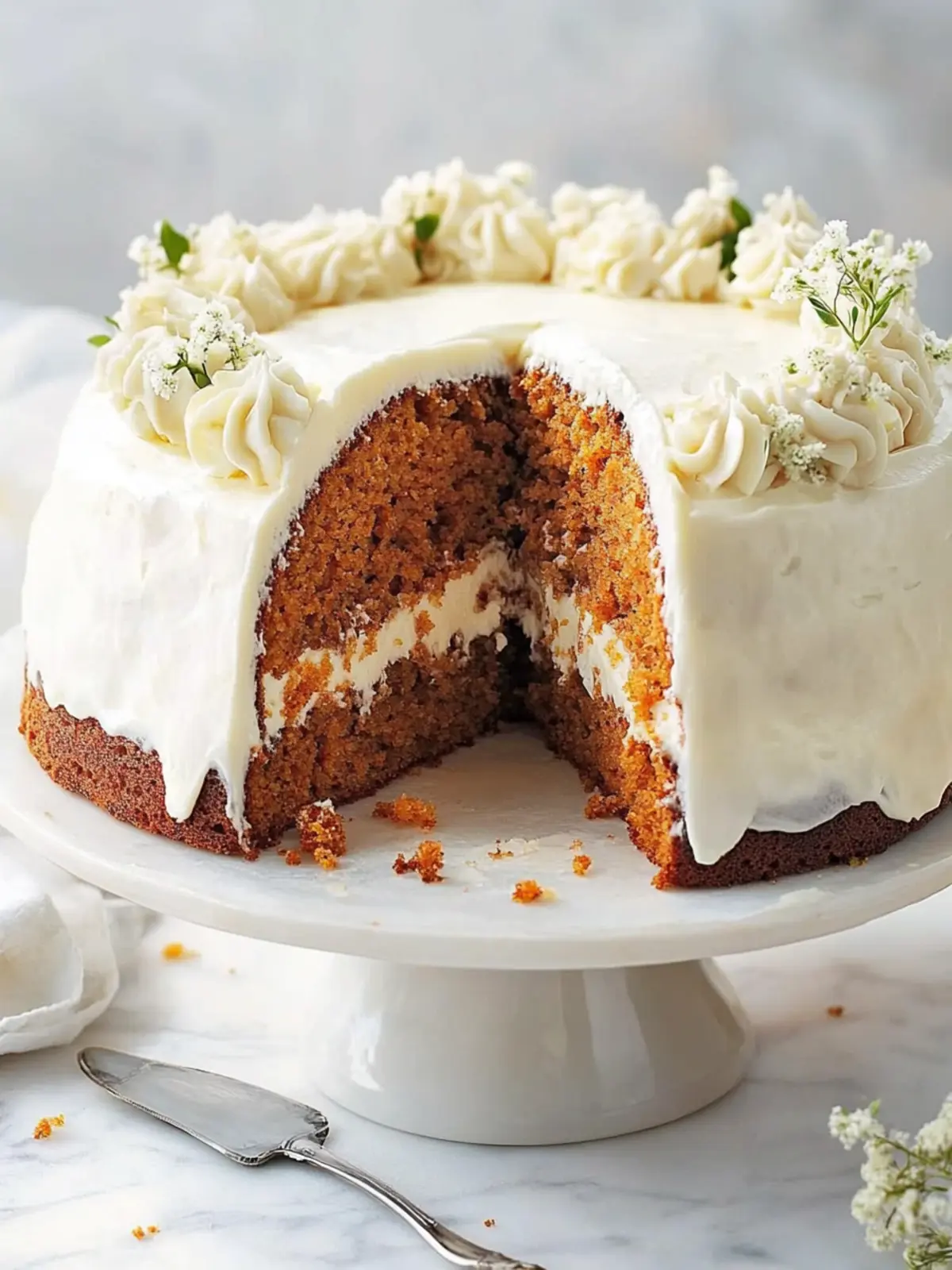 Surprise Carrot Cake with Creamy Filling for Ultimate Indulgence 3 Surprise Carrot Cake