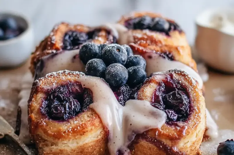 Blueberry Cinnamon Rolls