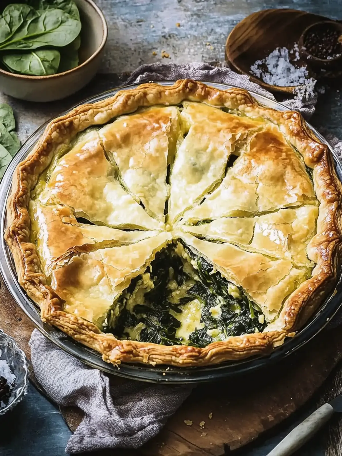 Savory Greek Cheese & Spinach Pie That Everyone Will Love 3 Greek Cheese & Spinach Pie