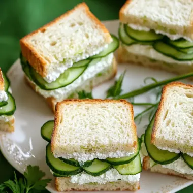 Delicious Classic Cucumber Tea Sandwiches for Easy Entertaining 9 Classic Cucumber Tea Sandwiches