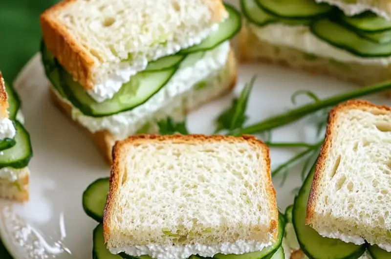 Classic Cucumber Tea Sandwiches