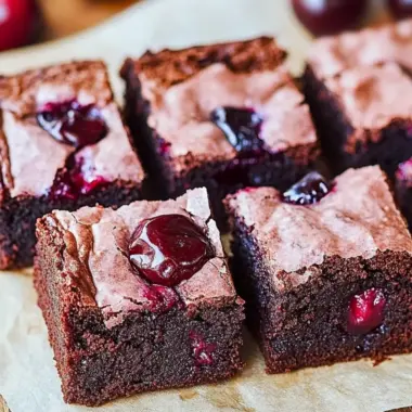 Chewy Chocolate Cherry Brownies You'll Crave Again and Again 9 Chewy Chocolate Cherry Brownies