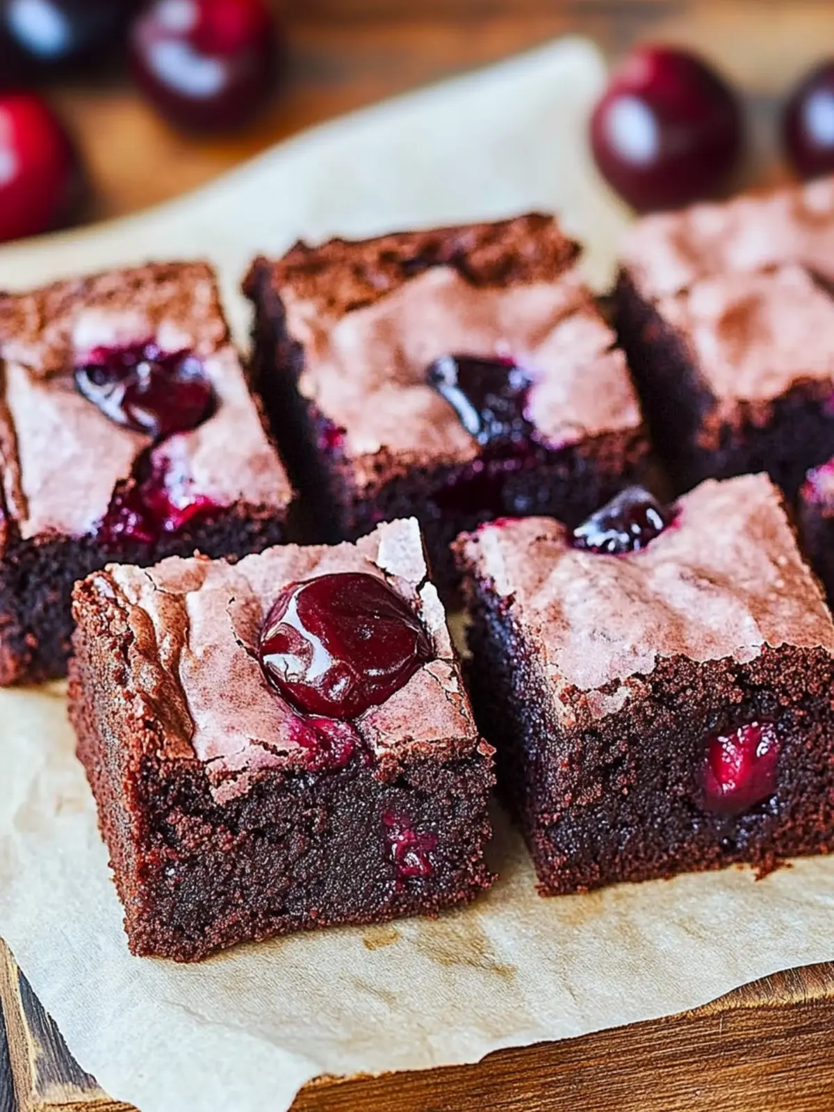 Chewy Chocolate Cherry Brownies You'll Crave Again and Again 5 Chewy Chocolate Cherry Brownies