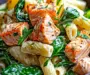 Creamy Salmon Spinach Pasta Dish for Nutritious Nights