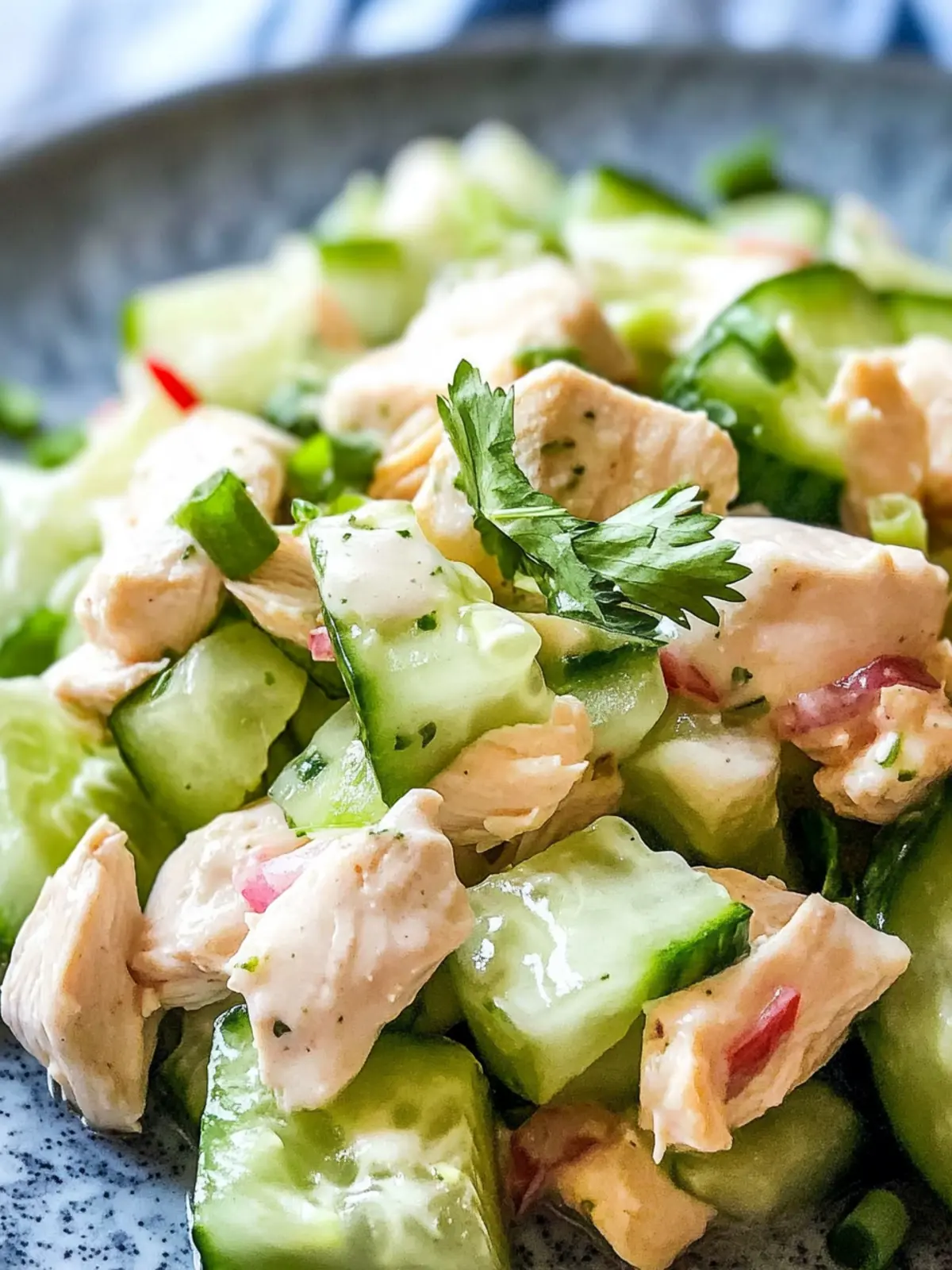 Cold Cucumber Chicken Salad for a Refreshing Summer Feast 4 Cold Cucumber Chicken Salad