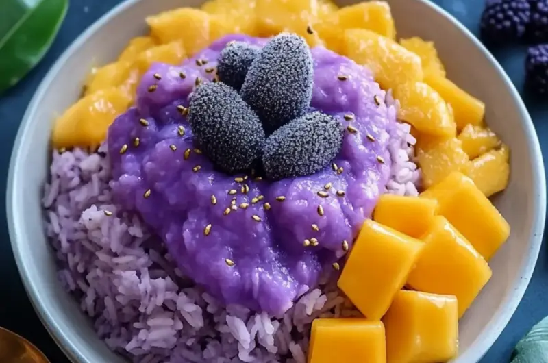Mango Ube Sticky Rice