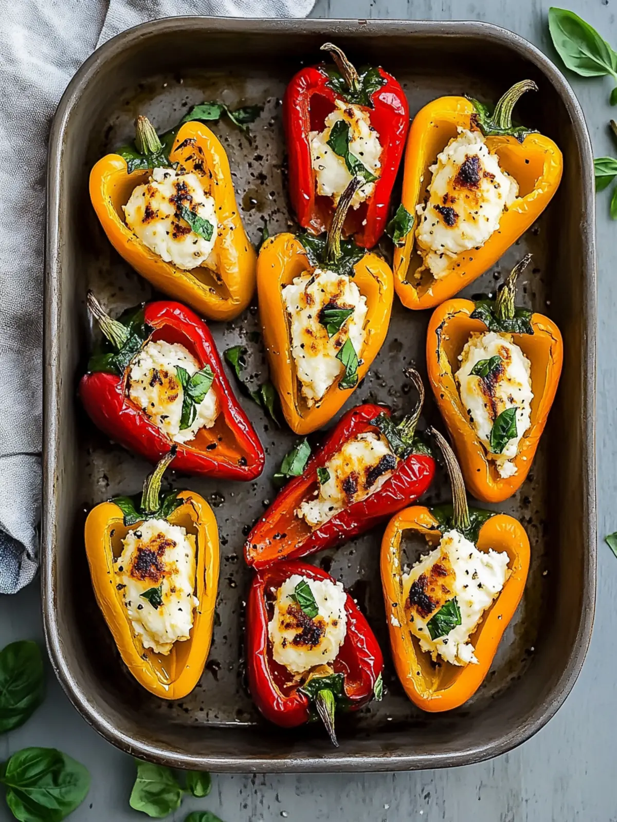 Roasted Goat Cheese Stuffed Mini Peppers You’ll Love 4 Roasted Goat Cheese Stuffed Mini Peppers
