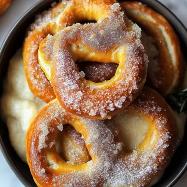 Cinnamon Sugar Soft Pretzels That Melt in Your Mouth 9 Cinnamon Sugar Soft Pretzels