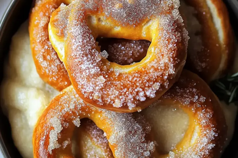 Cinnamon Sugar Soft Pretzels