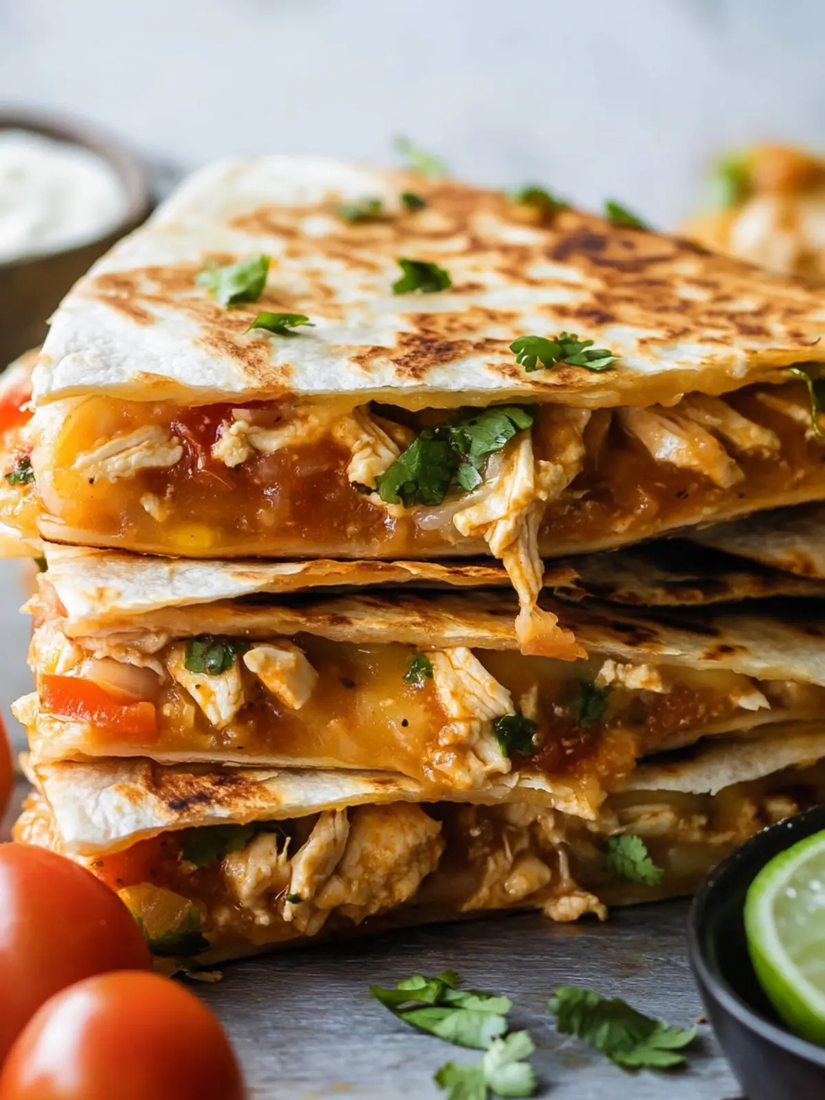 Irresistible Chicken Quesadilla Recipe for a Flavor Explosion 3 Chicken Quesadilla
