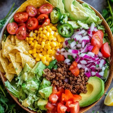 Taco Salad Bliss: Fresh Ingredients for a Flavor Explosion 9 Taco Salad