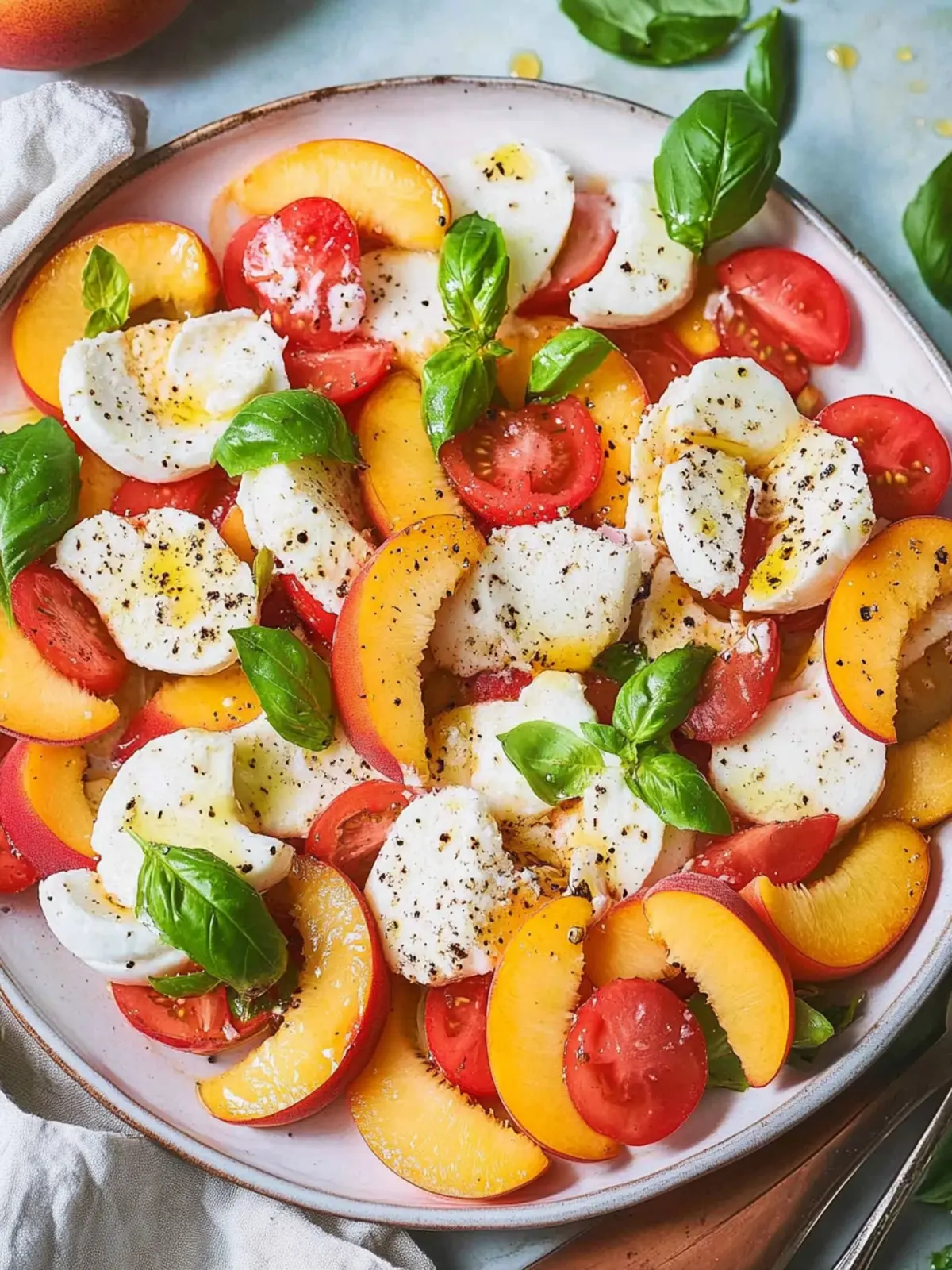 Peach Caprese Salad: A Fresh Twist on a Classic Favorite 3 Peach Caprese Salad