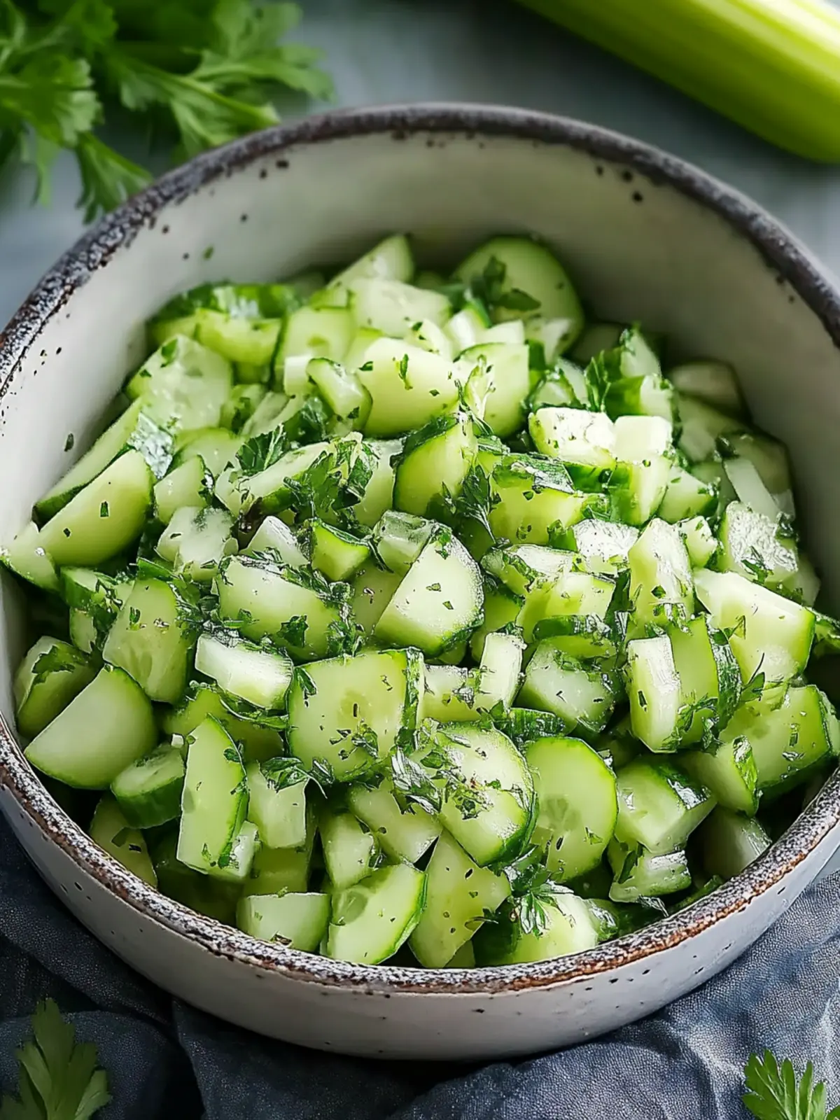 Crunchy Cucumber Celery Salad: Your 15-Minute Fresh Fix 5 Crunchy Cucumber Celery Salad