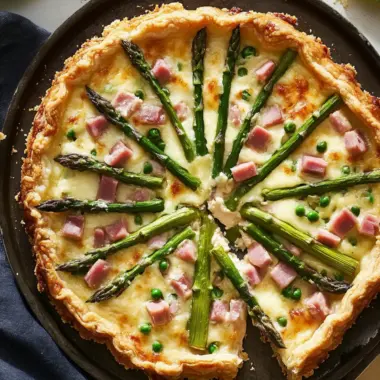 Savory Ham, Asparagus & Gruyère Tart for Cozy Nights 9 Ham, Asparagus & Gruyère Tart