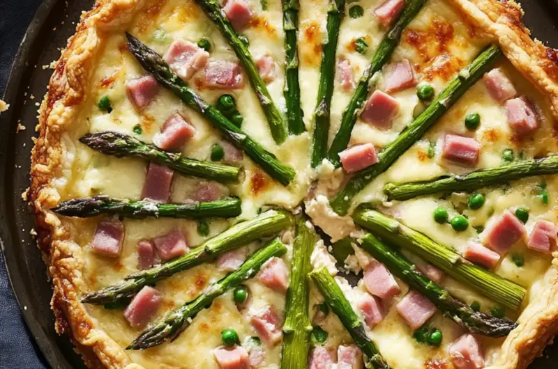 Ham, Asparagus & Gruyère Tart