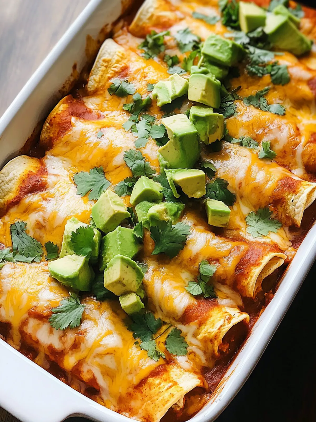Irresistible Chicken Enchiladas with Creamy Red Sauce 3 Chicken Enchiladas