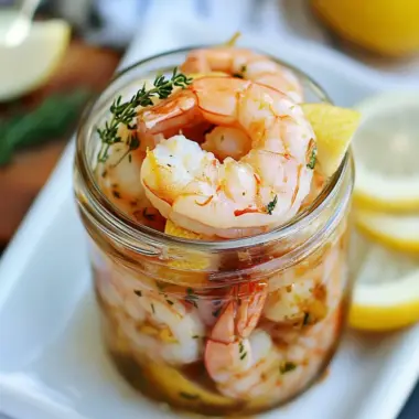 Pickled Shrimp in a Jar: Zesty Southern Party Delight 9 Pickled Shrimp In a Jar