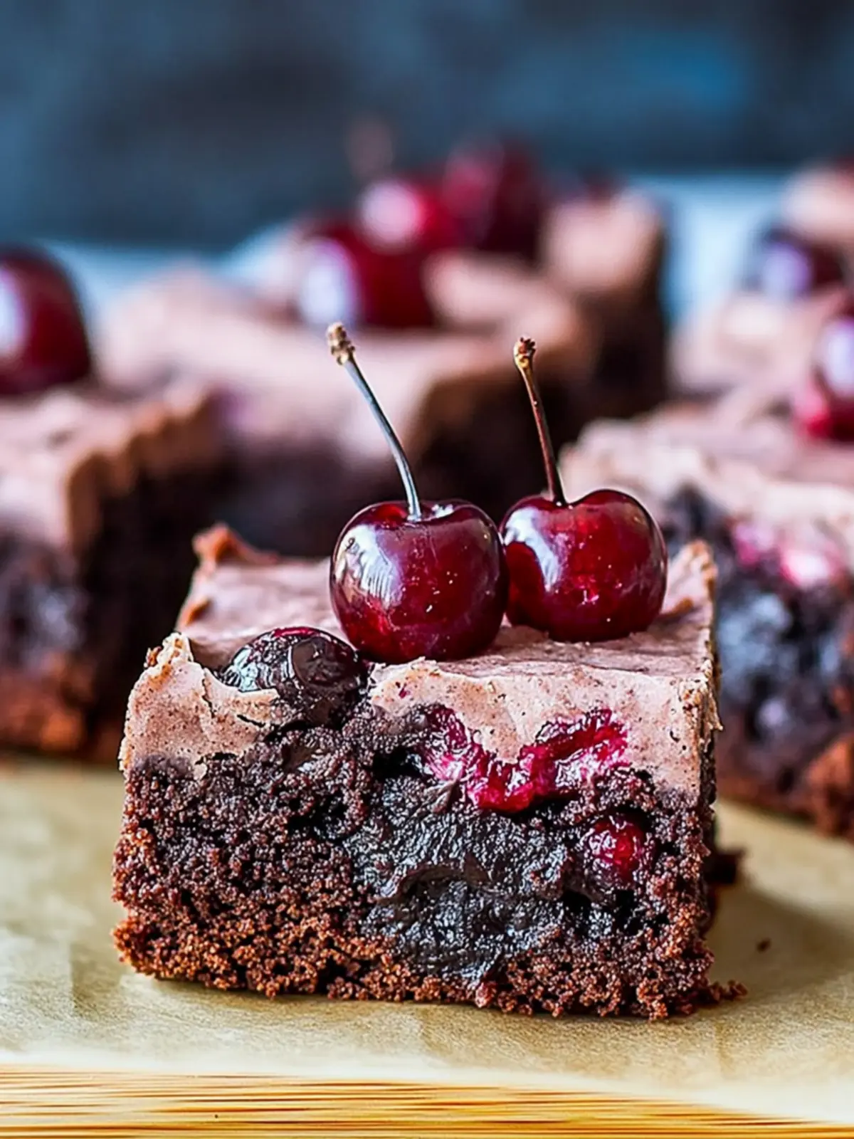Chewy Chocolate Cherry Brownies You'll Crave Again and Again 2 Chewy Chocolate Cherry Brownies