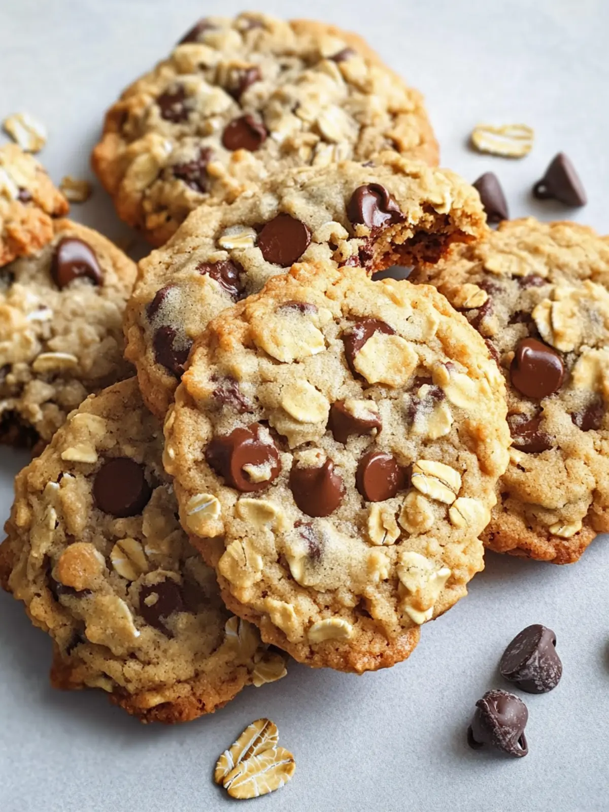 Thick & Chewy Oatmeal Chocolate Chip Cookies You’ll Love 5 Oatmeal Chocolate Chip Cookies