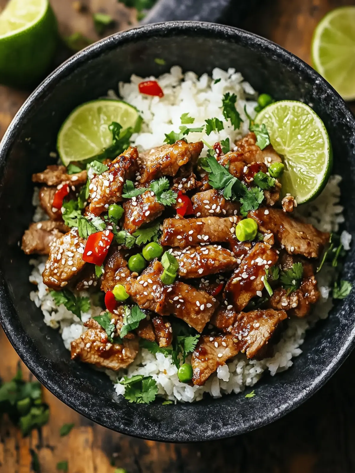 Zesty Ginger Lime Pork with Creamy Coconut Rice Delight 4 Zesty Ginger Lime Pork