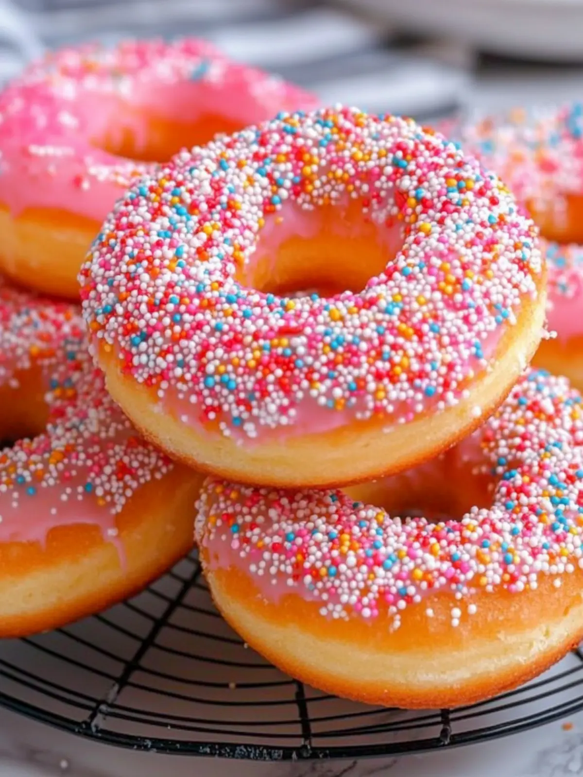Make Irresistible Homemade Donuts With Sprinkles Today 3 Homemade Donuts With Sprinkles