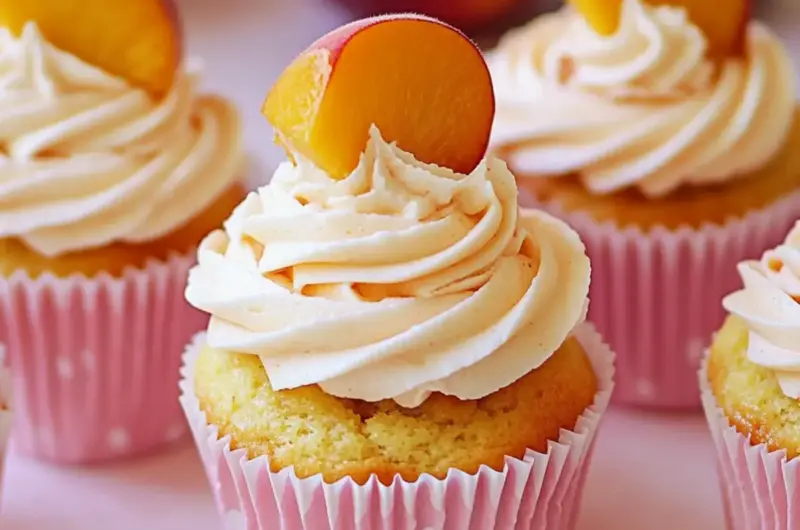 Peach Cupcakes